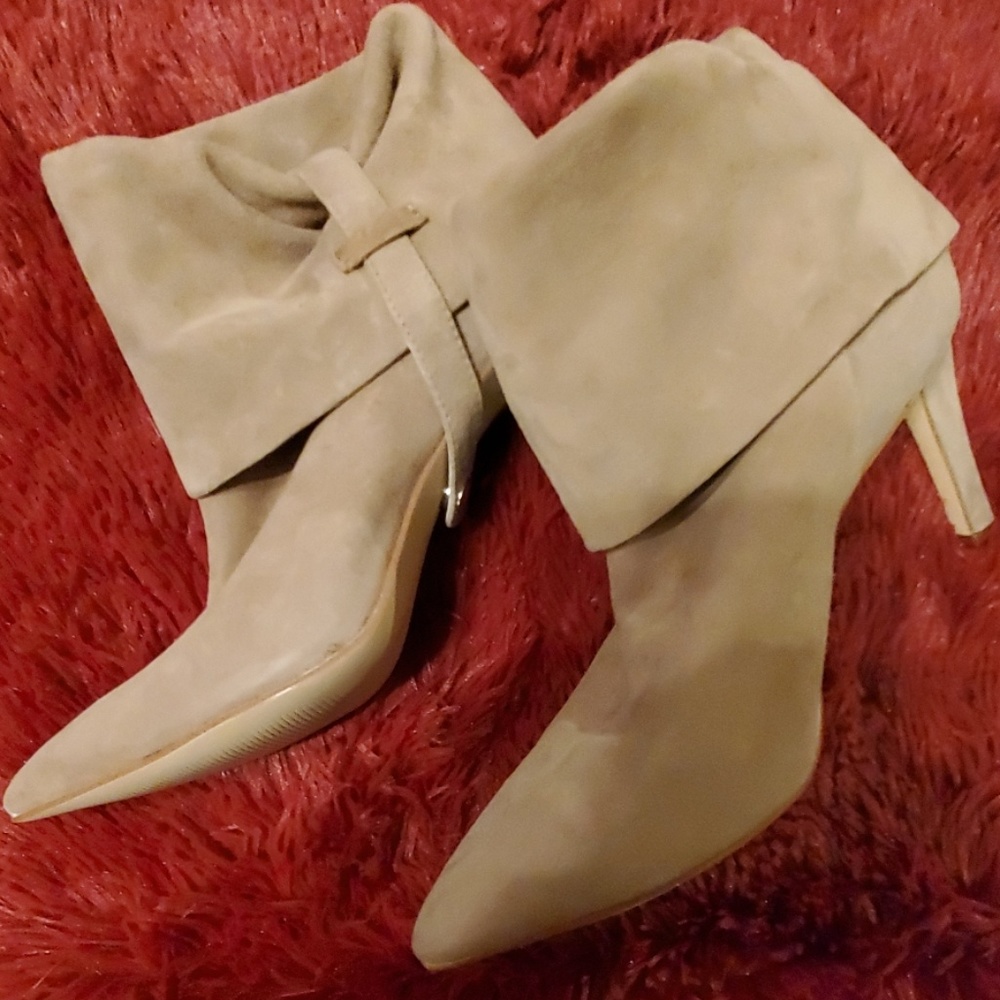 Calvin Klein Suede Booties